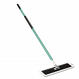 Easy Scrub Flat Mop Tool, 16" Microfiber Head, 54" Green Aluminum Handle (55593)