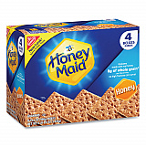 Honey Maid Honey Grahams, 14.4 oz Box, 4 Boxes/Pack (22000442)