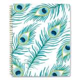 Cambridge PEACOCK WEEKLY/MONTHLY PLANNER, 11 X 8.5, WHITE/GREEN/BLUE, 2021 (1453905)