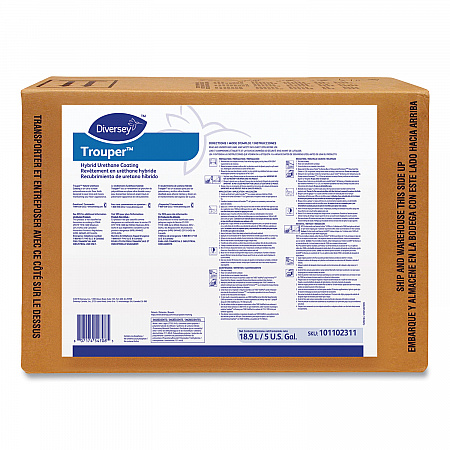 Trouper Hybrid Urethane Coating Floor Finish, 5 gal Bag-in-a-Box (101102311)
