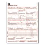 Adams CMS Health Insurance Claim Form, One-Part, 8.5 x 11, 100 Forms (486075)