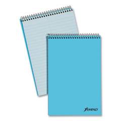 Ampad Steno Books, Pitman Rule, Blue Cover, 6 x 9, 80 Green Tint Sheets (800979)