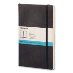 Moleskine Classic Softcover Notebook, Quadrille (Dot Grid) Rule, Black Cover, 8.25 x 5 (2639135)