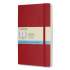 Moleskine Classic Softcover Notebook, 1 Subject, Dotted Rule, Scarlet Red Cover, 8.25 x 5 (854665XX)