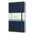 Moleskine Classic Collection Hard Cover Notebook, Quadrille (Dot Grid) Ruled, Sapphire Blue Cover, 8.25 x 5 (24359867)