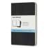 Moleskine Cahier Journal, Dotted Ruled, Black Cover, 3/Pack (24367933)