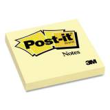Post-it Notes Original Pads in Canary Yellow, 3 x 3, 100 Sheets/Pad (654YWEA)