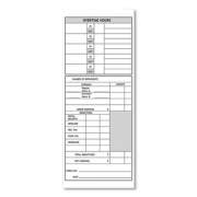 Time Clock Cards for Pyramid Technologies 1000/2000, Two Sides, 3.5 x 9, 100/Pack (33111)