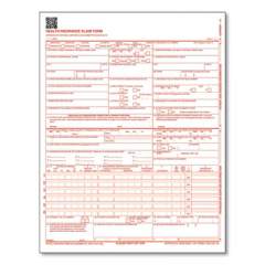 ComplyRight CMS-1500 Health Insurance Claim Forms, One-Part, 8.5 x 11, 250 Forms (953639)
