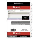 AT-A-GLANCE 2-Page-Per-Week Planner Refills, 8.5 x 5.5, White Sheets, 12-Month (Jan to Dec): 2022 (481285Y21)