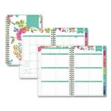 Blue Sky Day Designer Peyton Create-Your-Own Cover Weekly/Monthly Planner, Floral Artwork, 8 x 5, White, 12-Month (Jan-Dec): 2022 (103619)