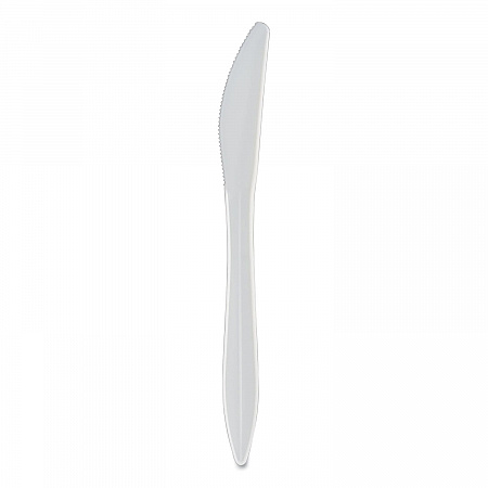Mediumweight Polypropylene Cutlery, Knife, Plastic, White, 1,000/Carton (1011000)