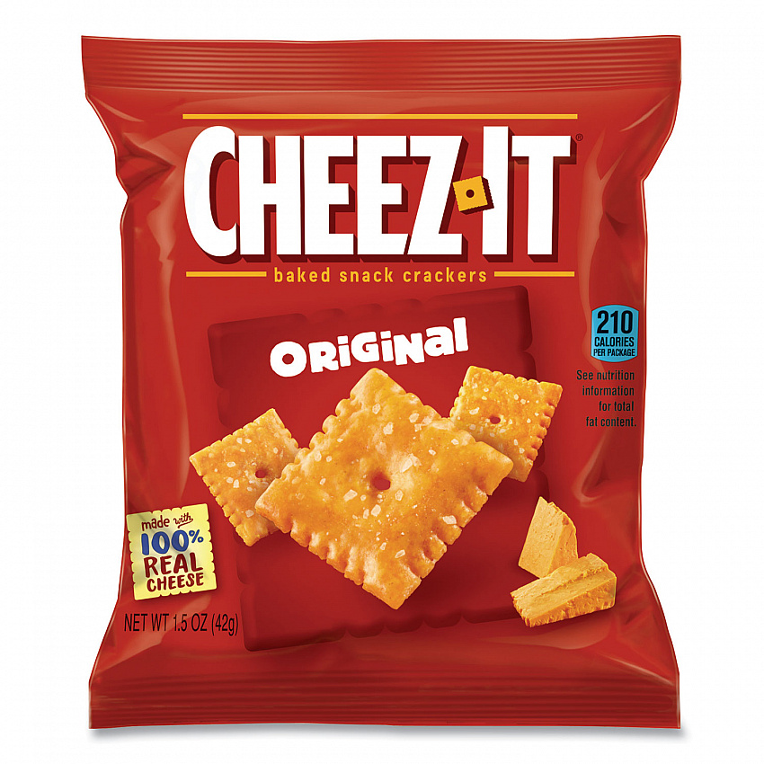 Baked Snack Crackers, 1.5 oz Bag, 60/Carton (SUB12261)
