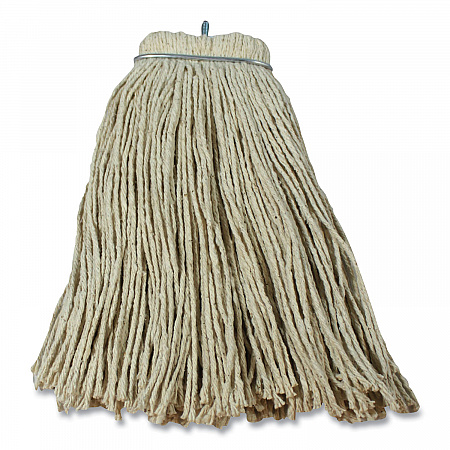 Layflat Regular Screw-Type Mop Head, Cotton, 20 oz, 1