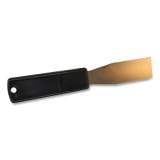 Impact Putty Knife, 1.25"W Blade, Stainless Steel/Polypropylene, Black (811683)