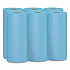 Shop Towels, 1-Ply, 10.4 x 11, Blue, 55/Roll, 6 Rolls/Pack (75180)