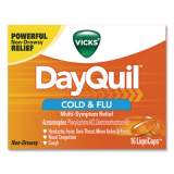 DayQuil Cold and Flu Multi-Symptom Relief LiquiCaps, 16/Box (1290284)