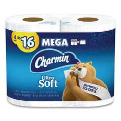 Charmin Ultra Soft Bathroom Tissue, Septic Safe, 2-Ply, White, 4 x 3.92, 264 Sheets/Roll, 4 Rolls/Pack, 6 Packs/Carton (52769)