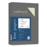 Southworth 25% Cotton Business Paper, 24 lb, 8.5 x 11, Ivory, 500 Sheets/Ream (464C)