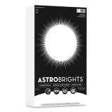 Astrobrights Color Cardstock, 65 lb, 8.5 x 14, Bright White, 125/Pack (91670)