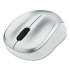 Verbatim Silent Wireless Blue LED Mouse, 2.4 GHz Frequency/32.8 ft Wireless Range, Left/Right Hand Use, Silver (99777)