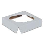 SCT Cupcake Holder Inserts, 4.38 x 4.38 x 0.88, White/Kraft, 200/Carton (1012)