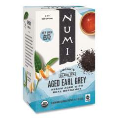 Numi Organic Teas and Teasans, 1.27 oz, Aged Earl Grey, 18/Box (10170)
