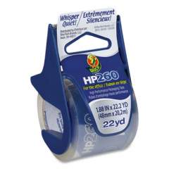 Duck HP260 Packaging Tape with Dispenser, 1.5" Core, 1.88" x 22.2 yds, Clear (0007427)