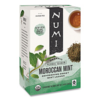 Organic Teas and Teasans, 1.4 oz Filterbag, Moroccan Mint, 18/Box (10104)