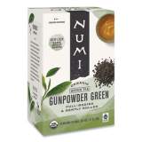 Numi Organic Teas and Teasans, 1.27 oz, Gunpowder Green, 18/Box (10109)