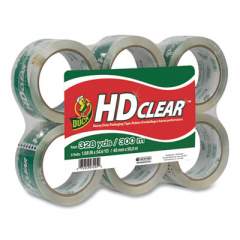 Duck Heavy-Duty Carton Packaging Tape, 3" Core, 1.88" x 55 yds, Clear, 6/Pack (CS556PK)