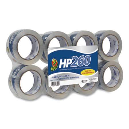 Duck HP260 Packaging Tape, 3" Core, 1.88" x 60 yds, Clear, 8/Pack (0007424)