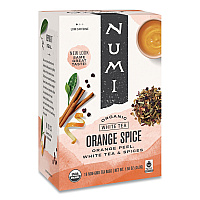 Organic Teas and Teasans, 1.58 oz Filterbag, White Orange Spice, 16/Box (10240)
