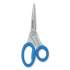 Westcott Scissors with Antimicrobial Protection, 8" Long, 3.5" Cut Length, Blue Straight Handle (14643)