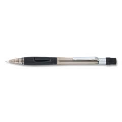 Pentel Quicker Clicker Mechanical Pencil, 0.5 mm, HB (#2.5), Black Lead, Transparent Smoke Barrel (PD345TA)