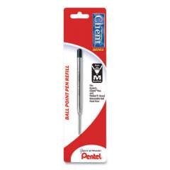 Refill for Pentel Client Ballpoint Pens, Medium Conical Tip, Black Ink (BKC10BPA)