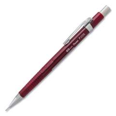Pentel Sharp Mechanical Pencil, 0.5 mm, HB (#2.5), Black Lead, Burgundy Barrel (P205B)