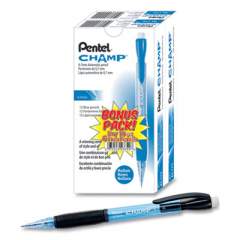 Pentel Champ Mechanical Pencil, 0.7 mm, HB (#2.5), Black Lead, Blue Barrel, 24/Pack (AL17CSWUS)