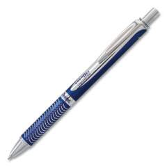 Pentel EnerGel Alloy RT Gel Pen, Retractable, Medium 0.7 mm, Black Ink, Blue Barrel (BL407CA)
