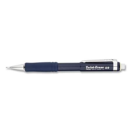 Pentel Twist-Erase III Mechanical Pencil, 0.9 mm, HB (#2.5), Black Lead, Blue Barrel (QE519C)