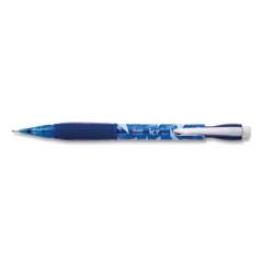 Pentel Icy Mechanical Pencil, 0.7 mm, HB (#2.5), Black Lead, Transparent Blue Barrel, Dozen (AL27TC)