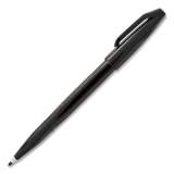 Pentel Arts Sign Pen Fine Point Color Marker, Extra-Fine Bullet Tip, Black, Dozen (S520A)