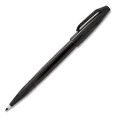 Pentel Arts Sign Pen Fine Point Color Marker, Extra-Fine Bullet Tip, Black, Dozen (S520A)