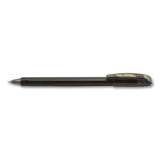 Pentel EnerGel Flash Gel Pen, Stick, Medium 0.7 mm, Black Ink, Black Barrel (BL417A)