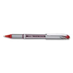Pentel EnerGel NV Gel Pen, Stick, Medium 0.7 mm, Red Ink, Red Barrel, Dozen (BL27B)