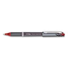 Pentel EnerGel NV Gel Pen, Stick, Bold 1 mm, Red Ink, Red Barrel, Dozen (BL30B)