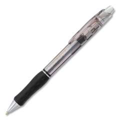 Pentel R.S.V.P. Super RT Ballpoint Pen, Retractable, Medium 1 mm, Black Ink, Black Barrel, Dozen (BX480A)