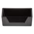 TRU RED Business Card Holder, Holds 80 Cards, 3.97 x 1.73 x 1.77, Plastic, Black (24380413)