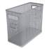 TRU RED Wire Mesh Box-Style Vertical Document Organizer, 1 Section, Letter-Size, 5.79 x 12.4 x 10.16, Silver (24402455)