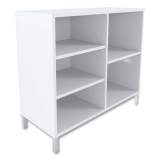 Union & Scale Essentials Laminate Bookcase, Five-Shelf, 36 x 15 x 31.6, White (24398965)